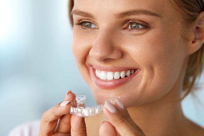 girl with invisalign 3